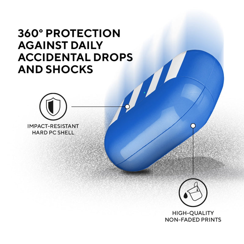 藍色直紋 | 客製化 AirPods 3 保護殼