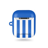 藍色直紋 AirPods 保護殼