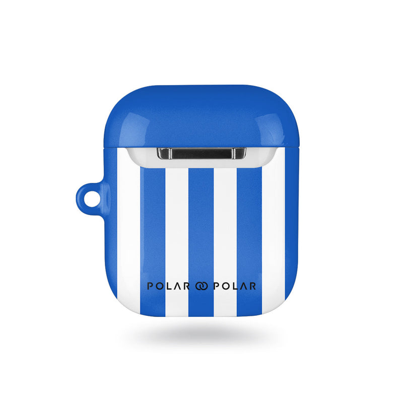 藍色直紋 AirPods 保護殼
