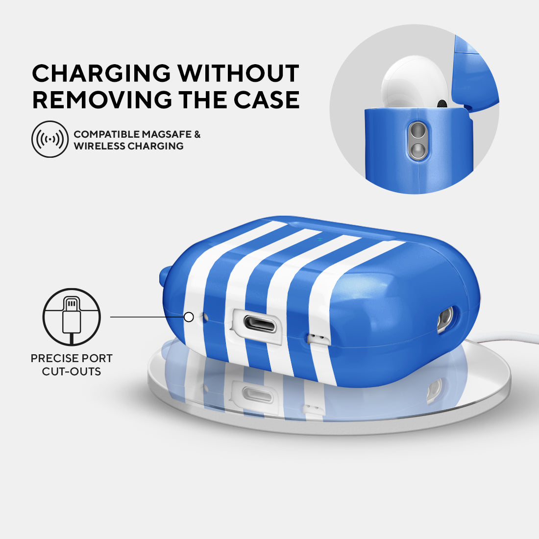 Blue Stripe | AirPods Pro 2 Case