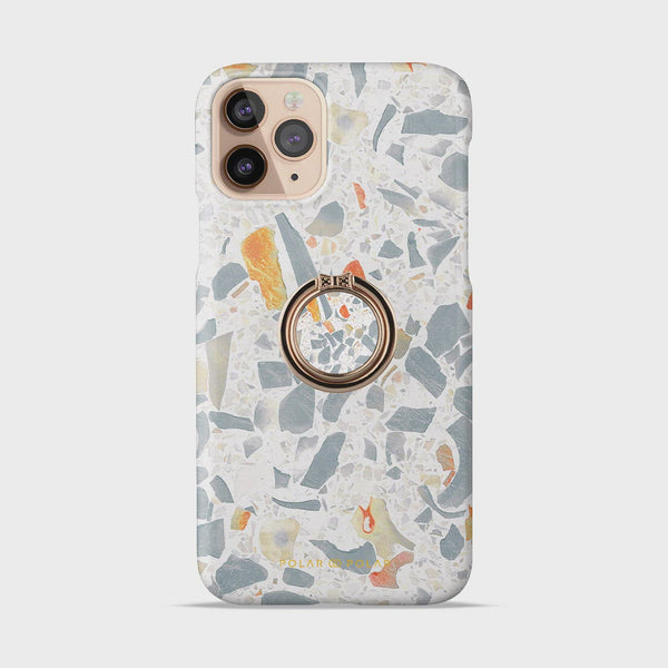 Terrazzo Grey | Custom Phone Ring Holder