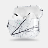 經典白色雲石紋 | 客製化 AirPods Pro 2 耳機保護套
