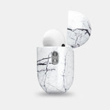 經典白色雲石紋 | 客製化 AirPods Pro 2 耳機保護套