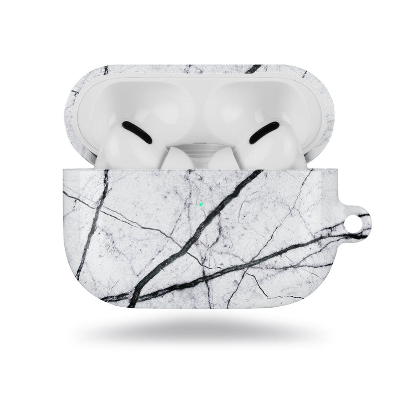 經典白色雲石紋 AirPods Pro 客製化保護殼