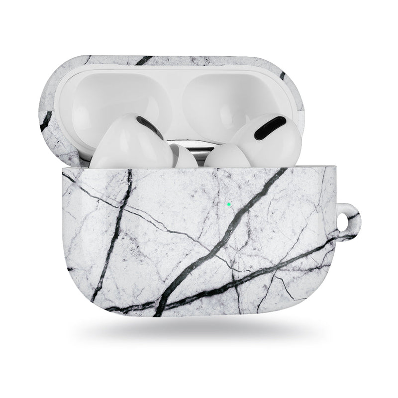 經典白色雲石紋 AirPods Pro 客製化保護殼