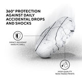 經典白色雲石紋 AirPods Pro 客製化保護殼