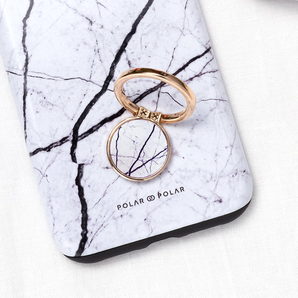 Classic White | Phone Ring Holder
