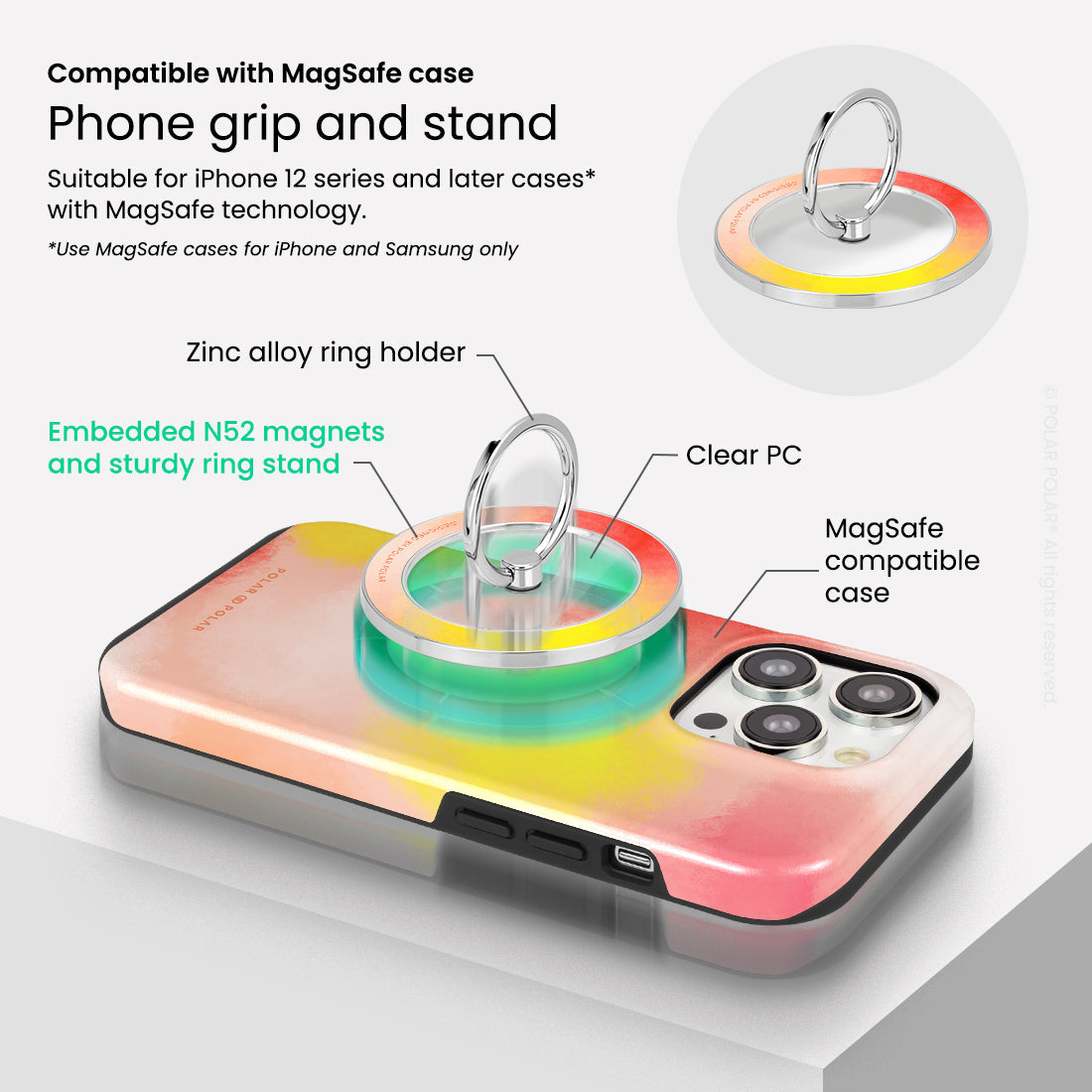 Standard_MagSafe Phone Grip and Ring Holder