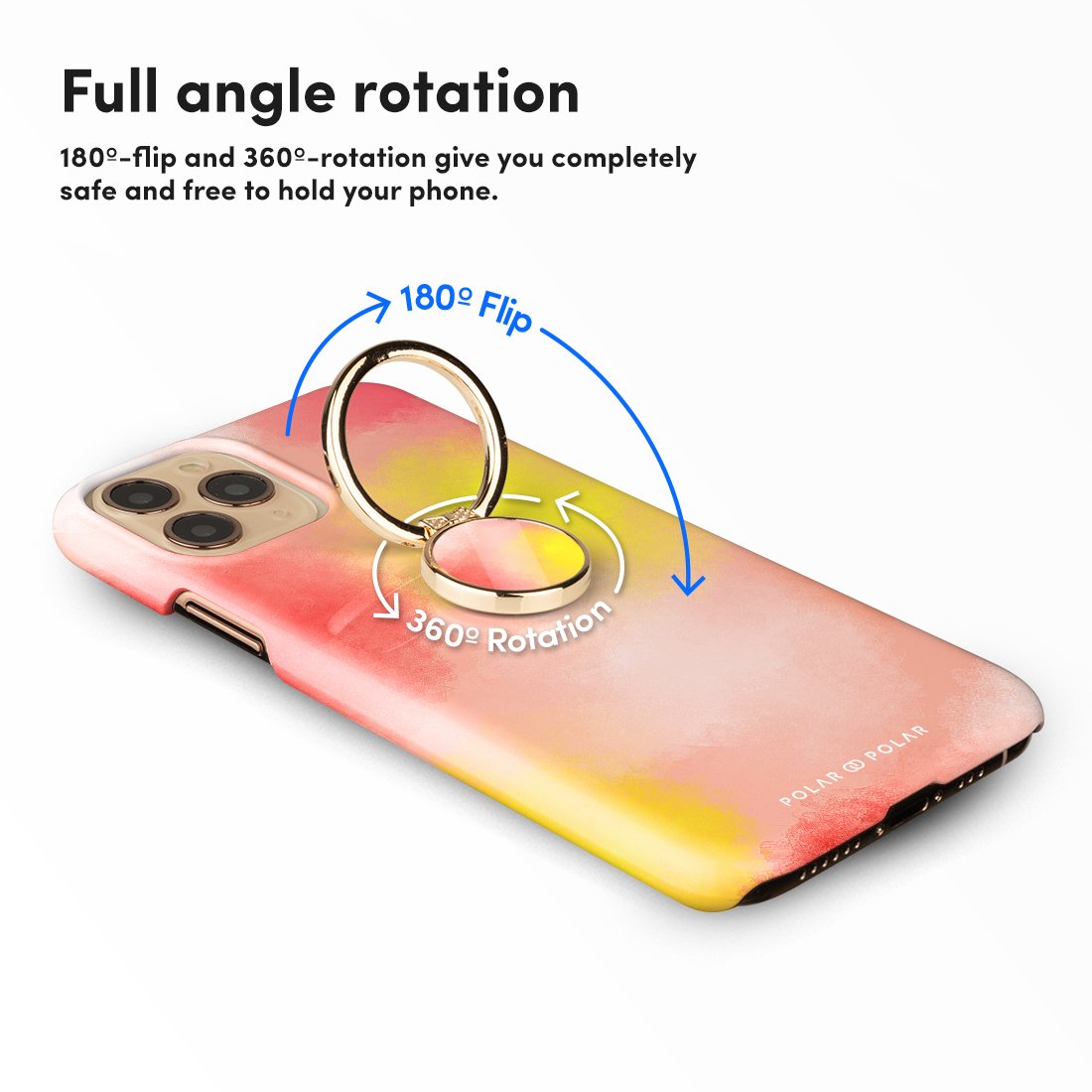 Clouds in Fall Adhesive Phone Ring Holder