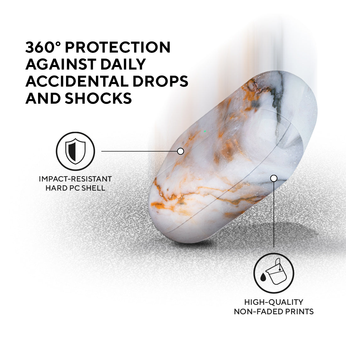 奶油咖啡紋 | AirPods 3 保護殼
