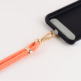 Coral Crossbody Phone Strap with Card