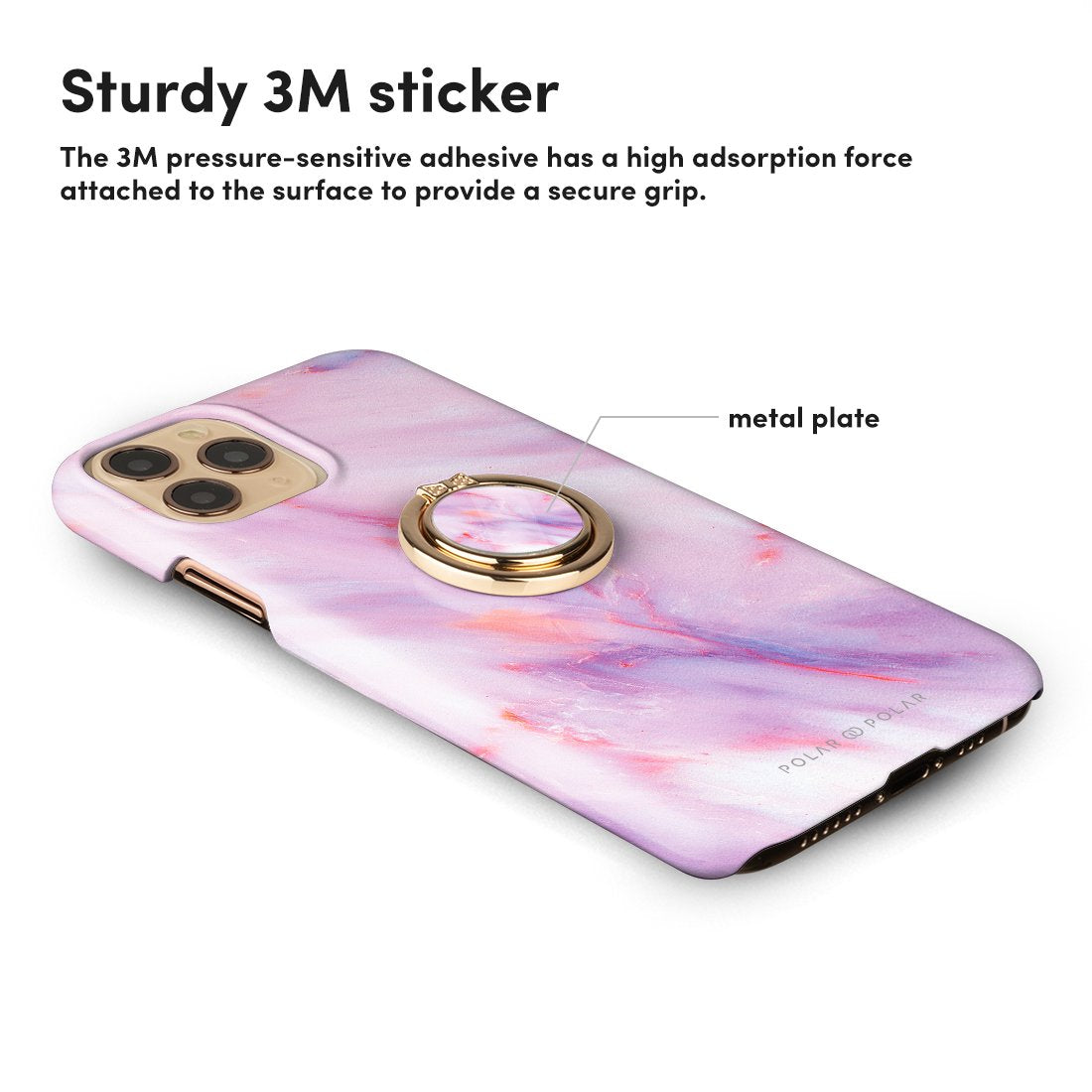 Cotton Candy Adhesive Phone Ring Holder