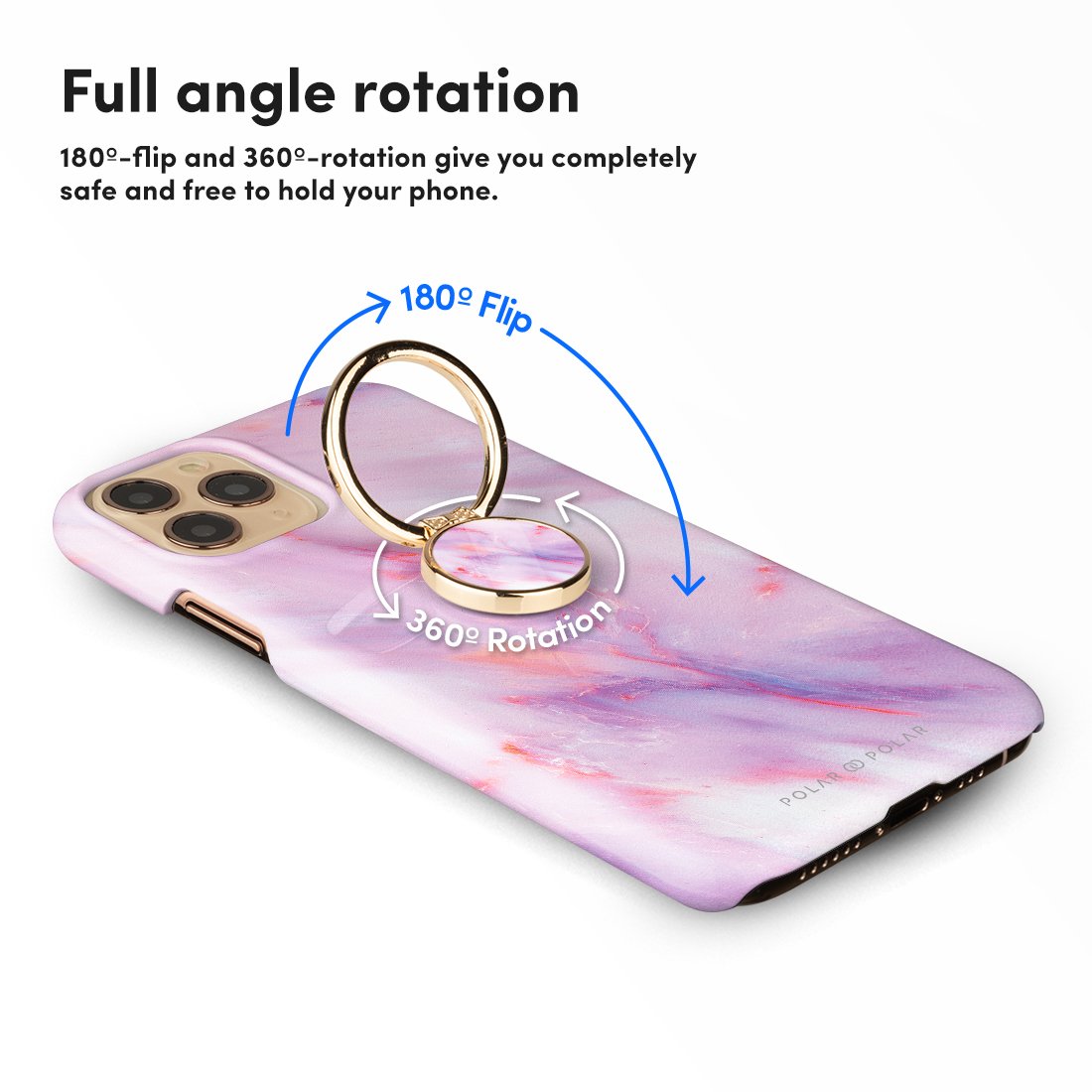 Cotton Candy Adhesive Phone Ring Holder