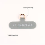 Navy Crossbody Phone Strap with Card