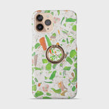 Terrazzo Green | Phone Ring Holder