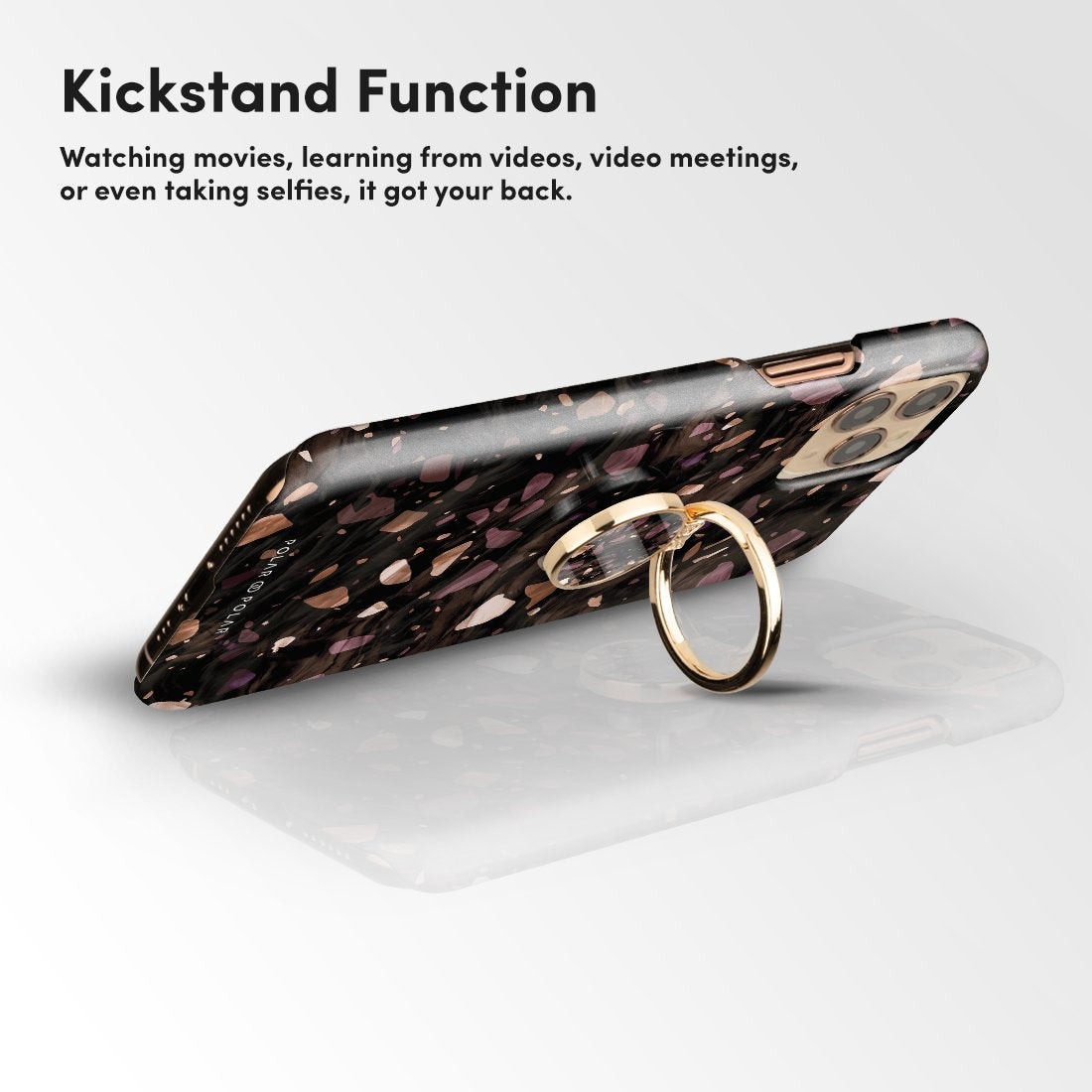 Eminence Terrazzo Gem Adhesive Phone Ring Holder
