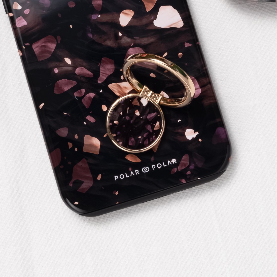 Eminence Terrazzo Gem Adhesive Phone Ring Holder