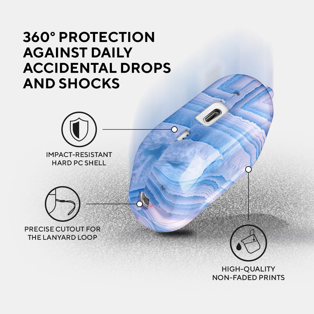 冰冷之河 | 客製化 AirPods Pro 2 耳機保護套
