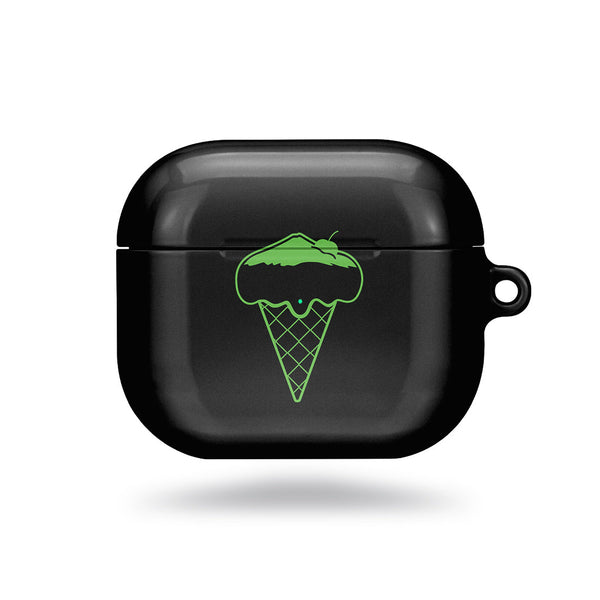 富士山雪糕 (黑) | 客製化 AirPods 3 保護殼