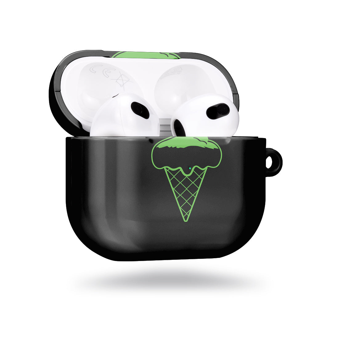 富士山雪糕 (黑) | 客製化 AirPods 3 保護殼