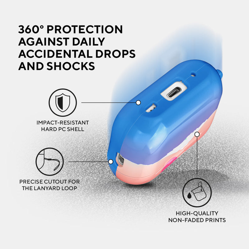 富士山藍 | 客製化 AirPods Pro 2 耳機保護套