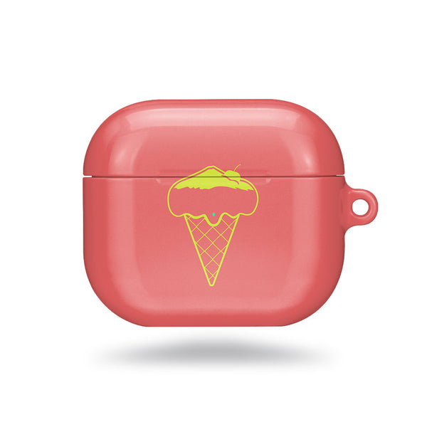 富士山雪糕 (珊瑚) | 客製化 AirPods 3 保護殼
