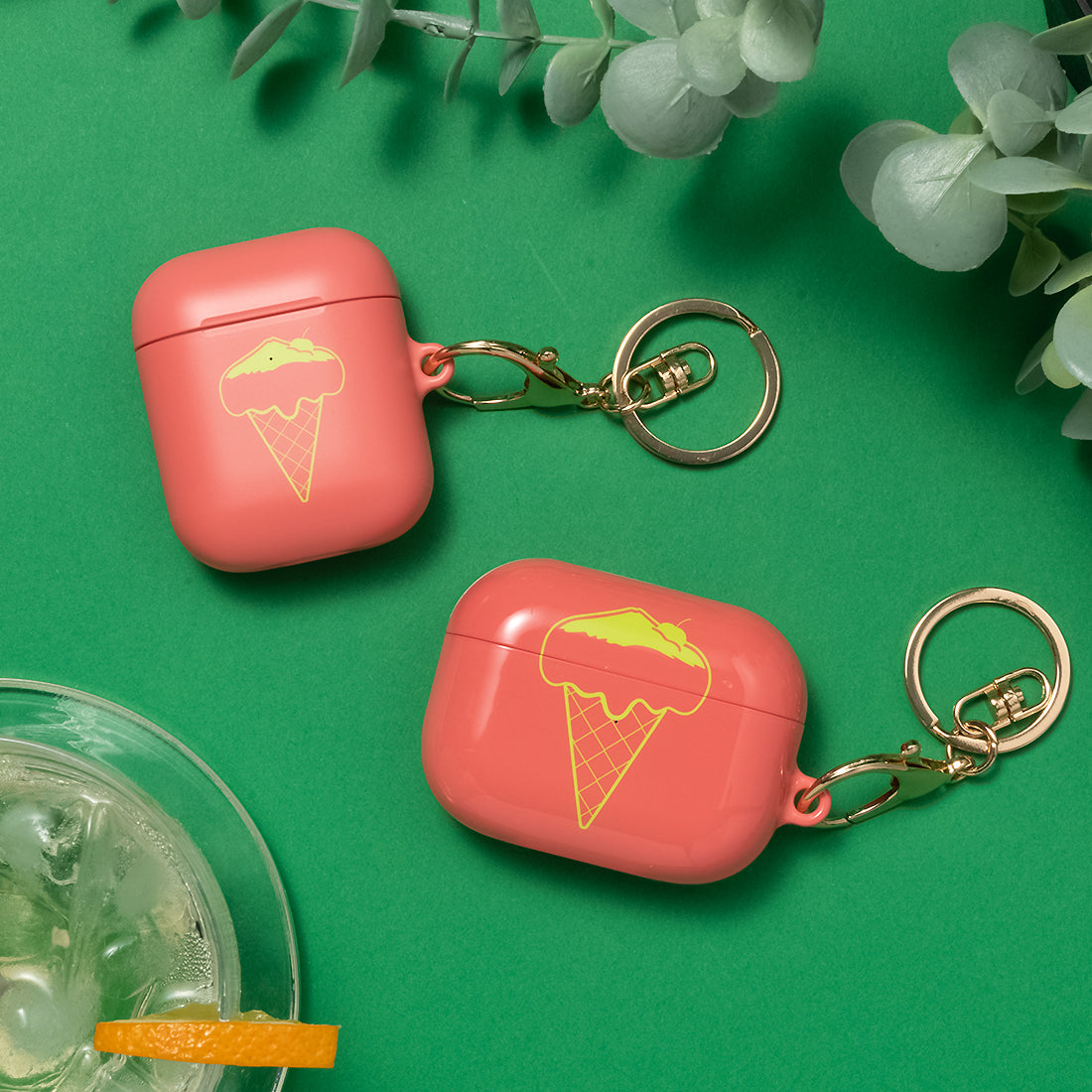 Fujisan Coral Ice Cream | Custom AirPods 3 Case