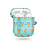 富士山雪糕 (湖水藍) 客製化 AirPods 耳機保護套
