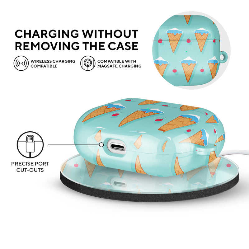 Fujisan Lake Blue Ice Cream | AirPods Pro Case