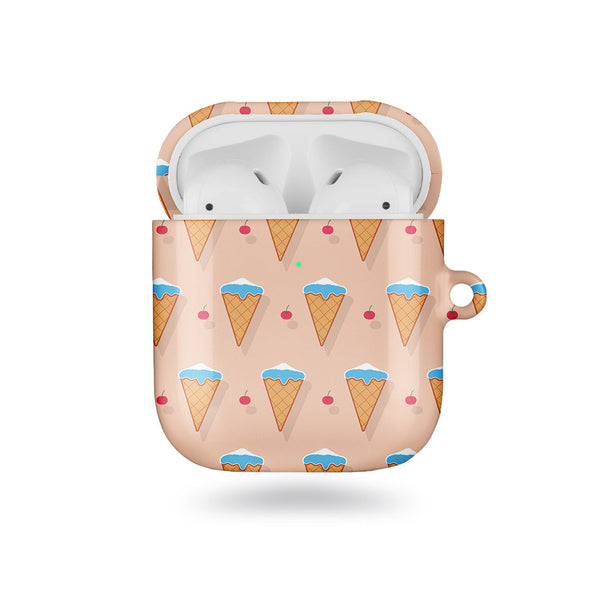 Fujisan Peach Ice Cream | Custom AirPods Case