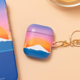 夕陽富士山 客製化 AirPods 耳機保護套