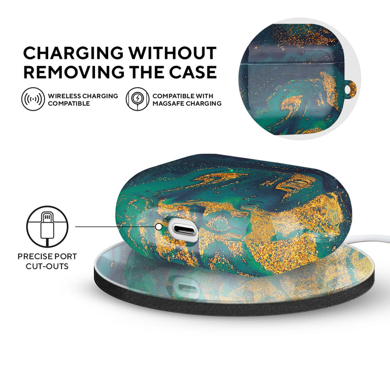 Green Night Quicksand | AirPods 3 Case
