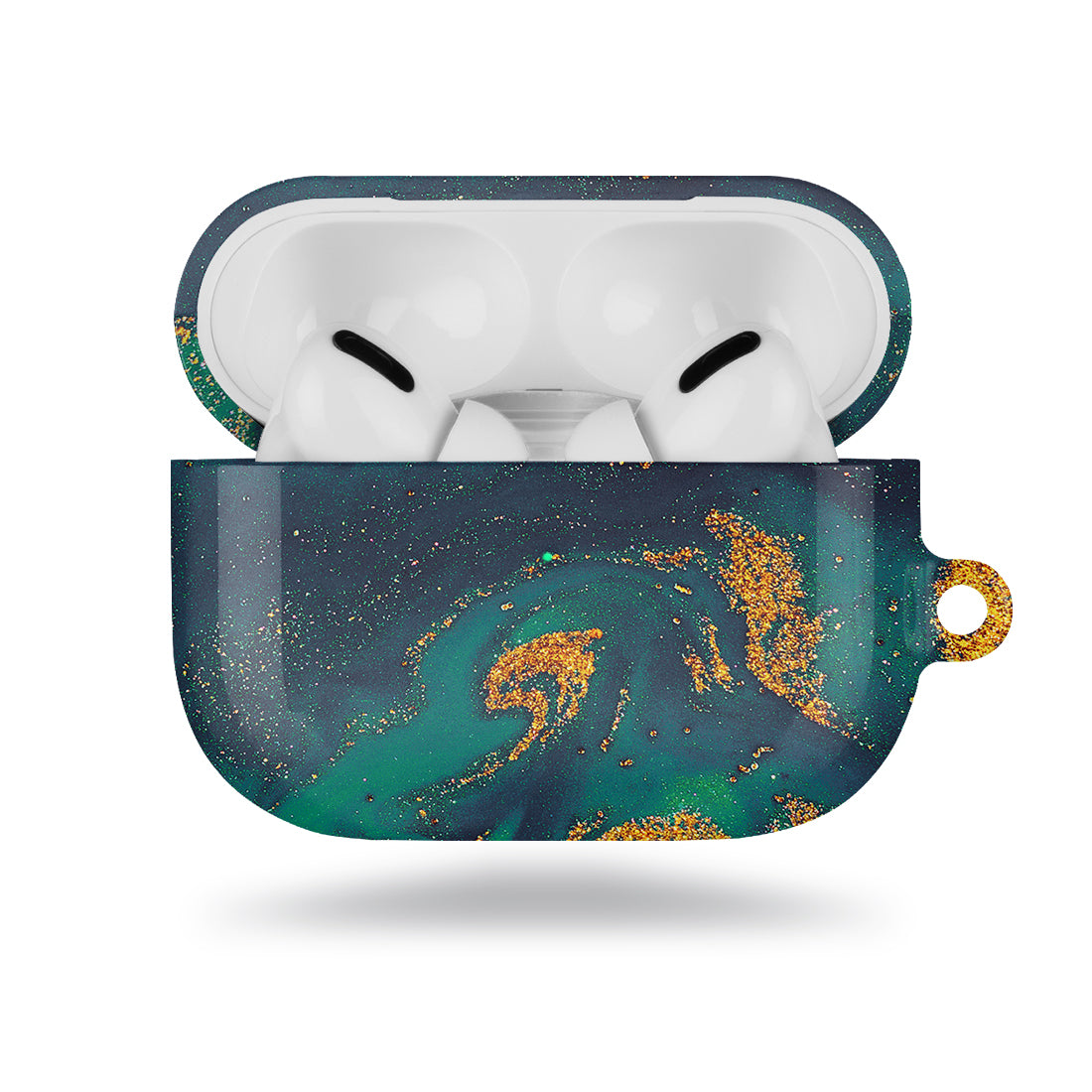 Green Night Quicksand | Custom AirPods Pro Case