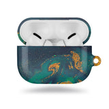 午夜綠流沙紋 AirPods Pro 保護殼