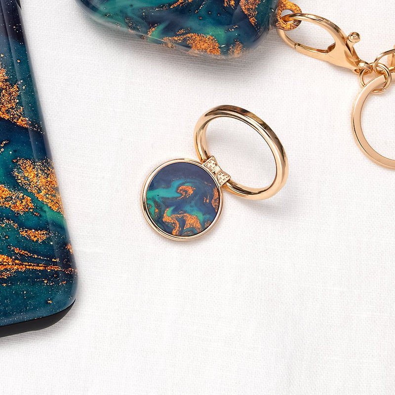 Green Night Quicksand | Custom Phone Ring Holder