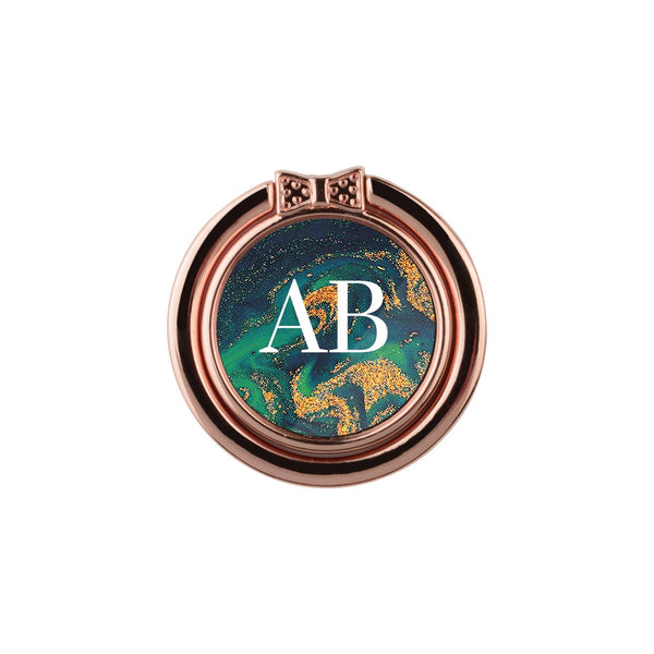 Green Night Quicksand | Custom Phone Ring Holder