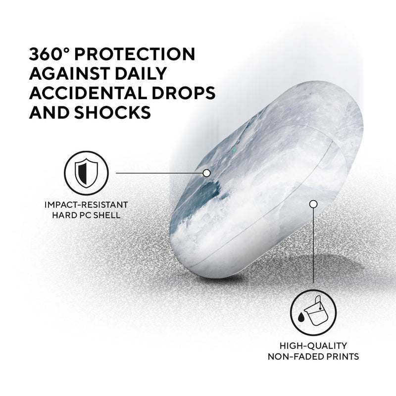 冷灰石紋 | 客製化 AirPods 3 保護殼