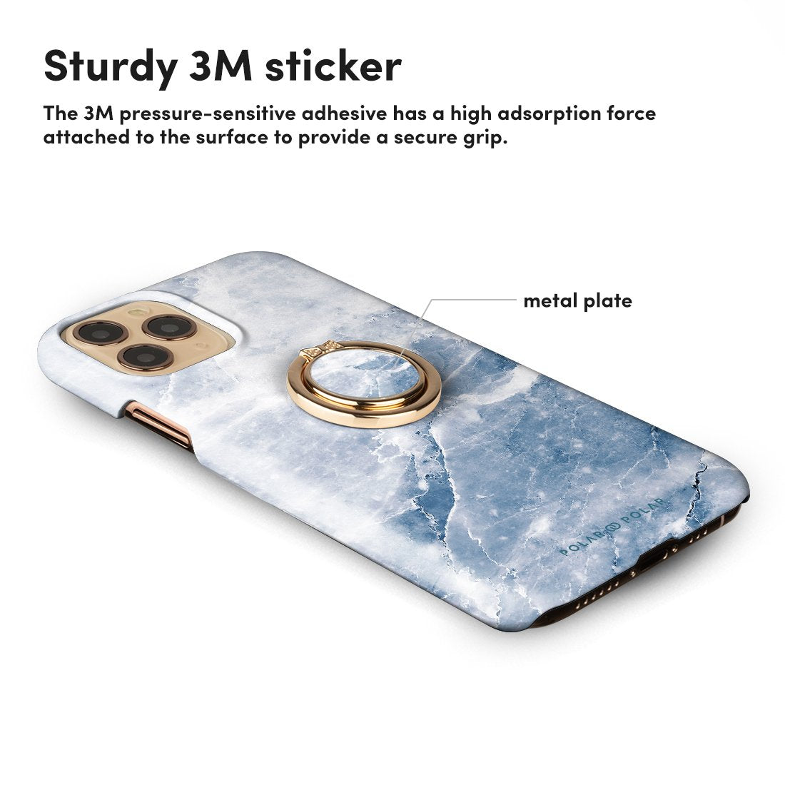 Icy Adhesive Phone Ring Holder