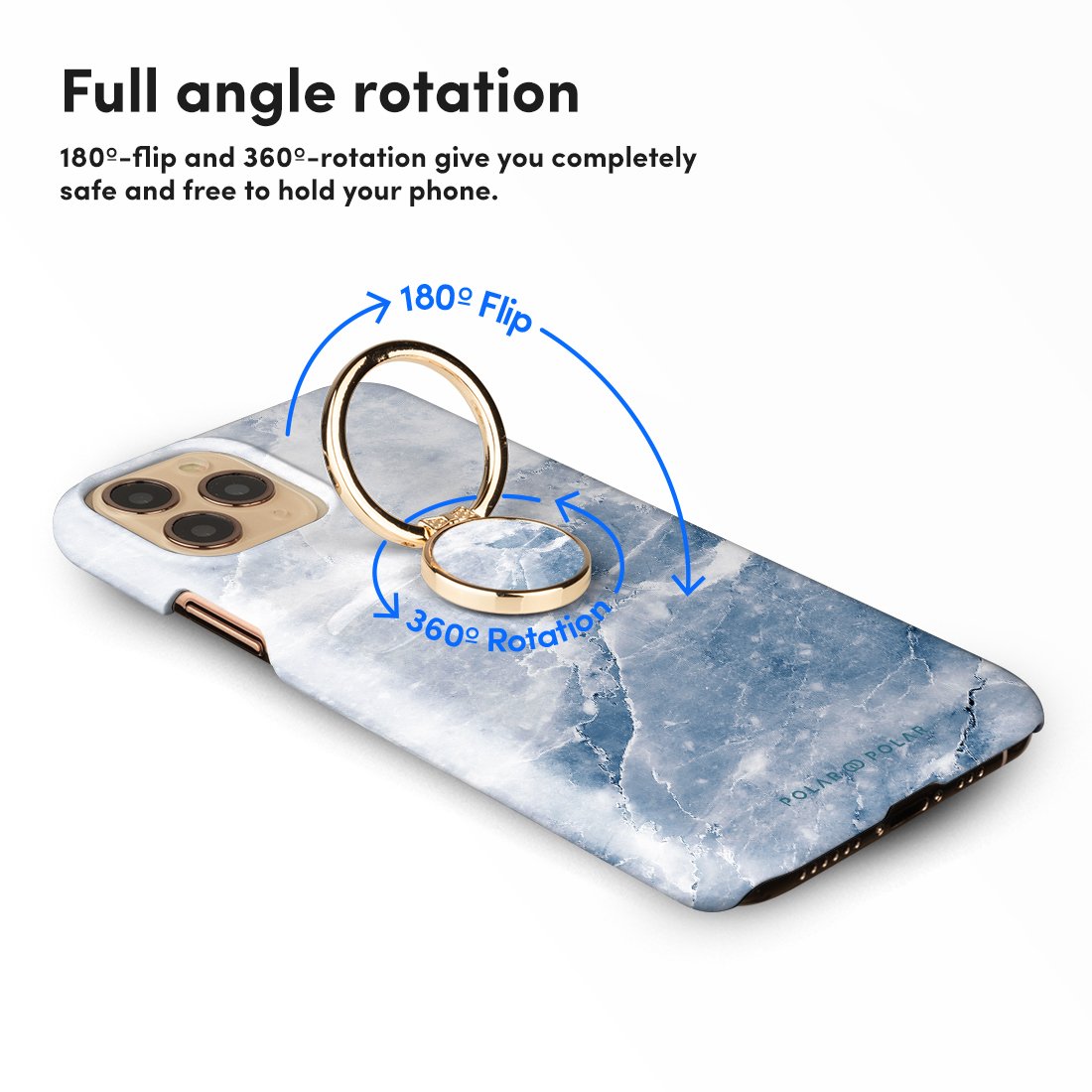 Icy | Custom Phone Ring Holder  (Non-MagSafe)