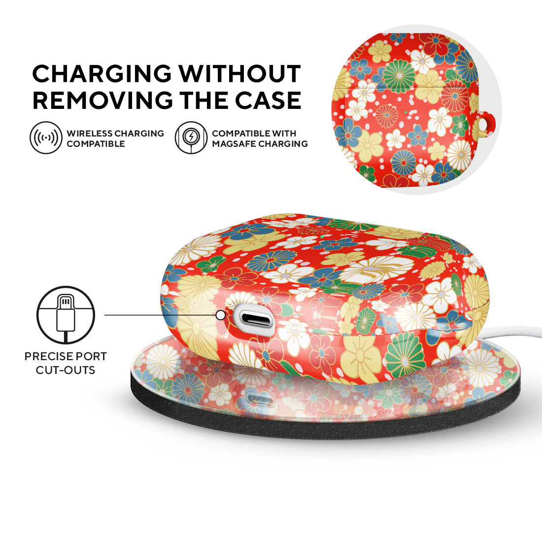 Japan Blossoms | Custom AirPods Pro Case