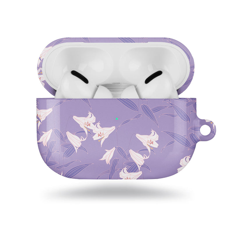 Lavender Lily | Custom AirPods Pro Case