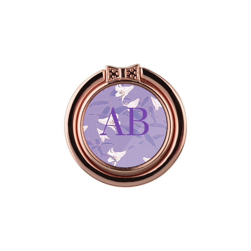Lavender Lily | Custom Phone Ring Holder