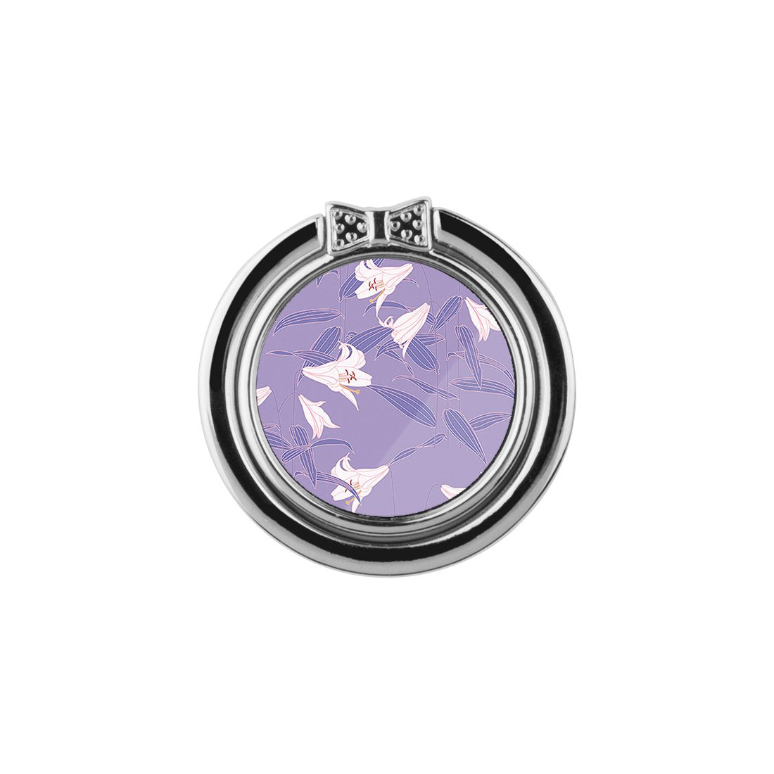 Lavender Lily | Custom Phone Ring Holder  (Non-MagSafe)