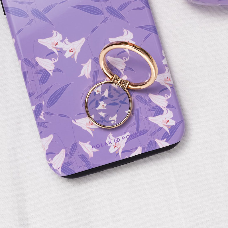 Lavender Lily | Custom Phone Ring Holder
