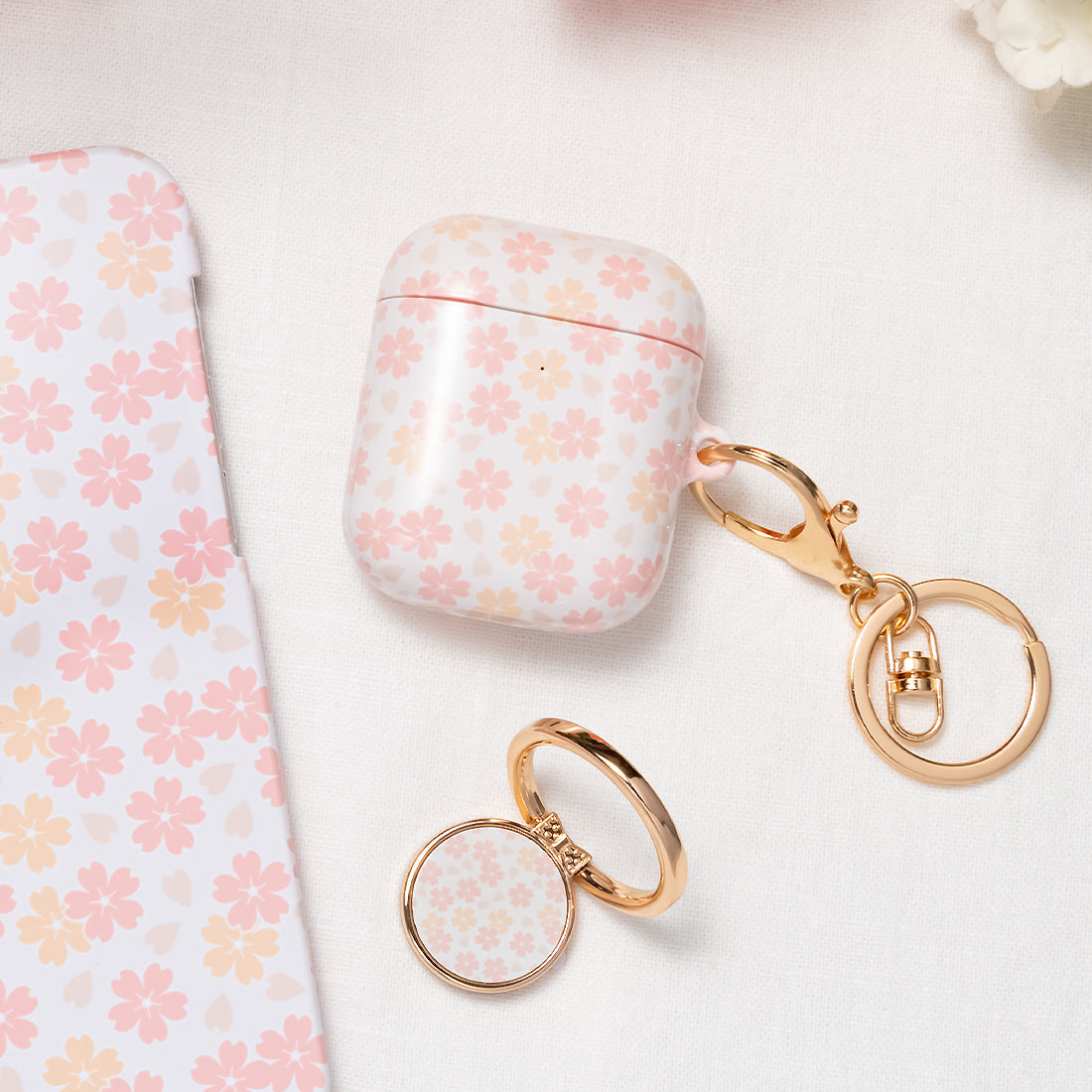 Light Pink Sakura | Custom AirPods Case