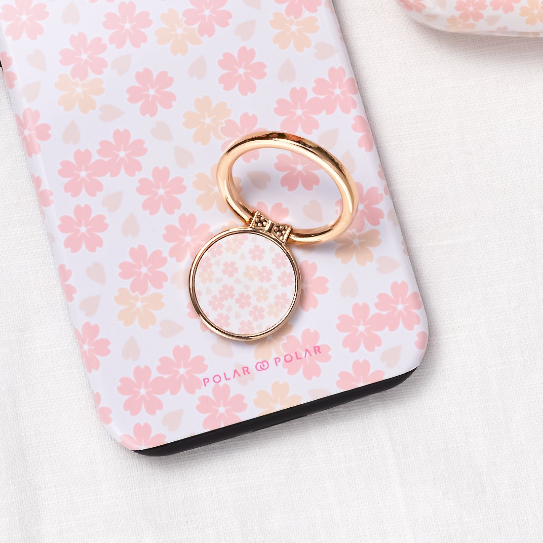 Light Pink Sakura Adhesive Phone Ring Holder