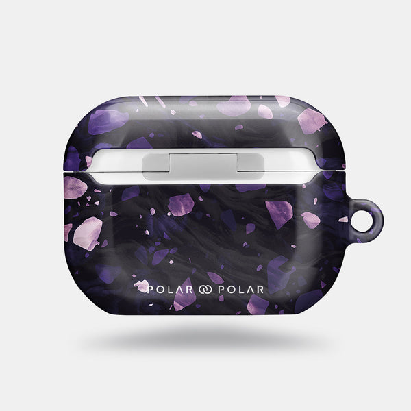 紫丁香水磨石 | 客製化 AirPods Pro 2 耳機保護套