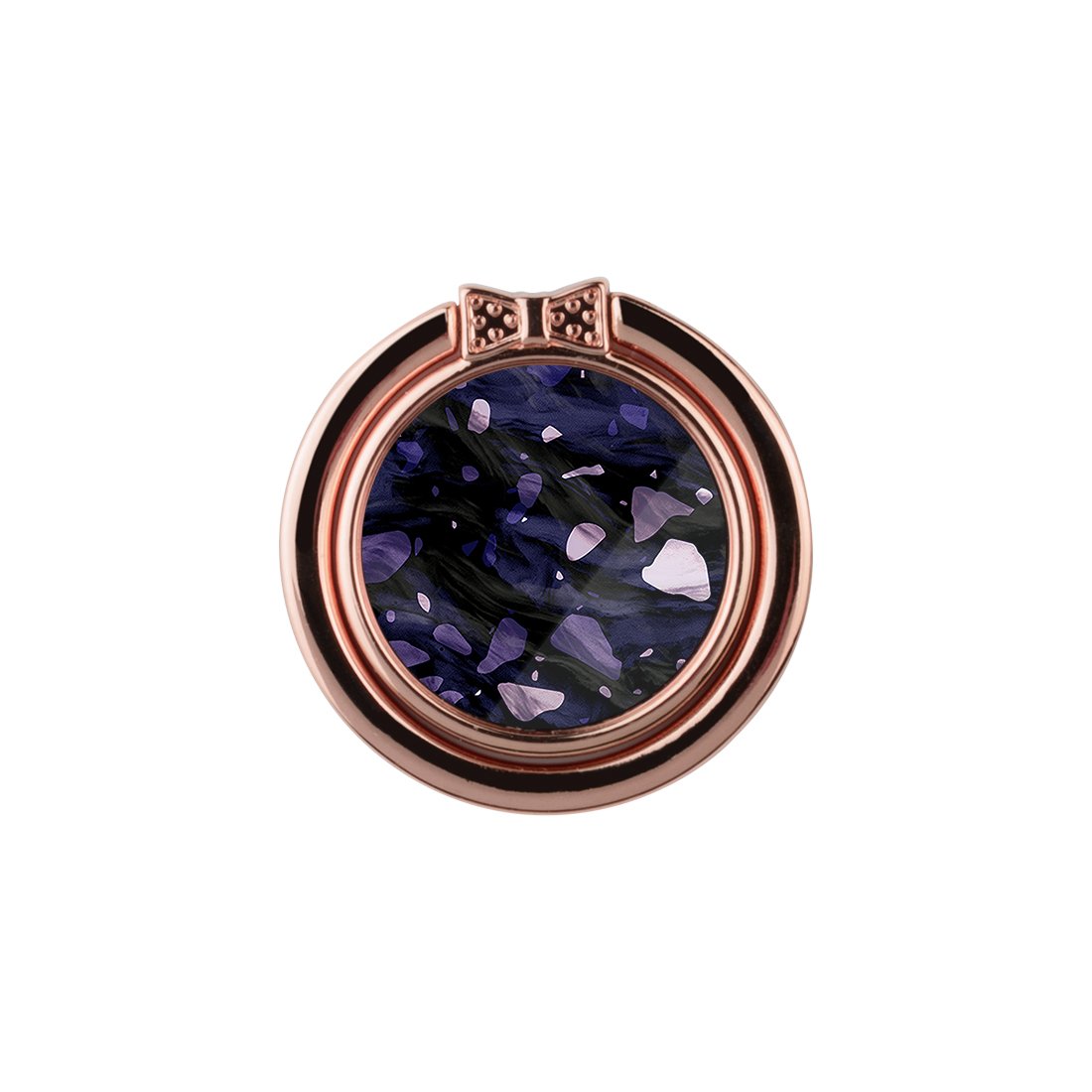Lilac Terrazzo Gem Adhesive Phone Ring Holder