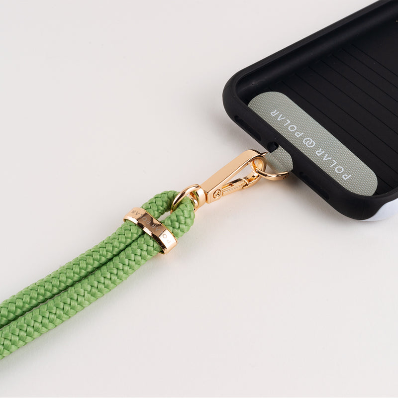 Lime Crossbody Phone Strap with Card – POLAR POLAR