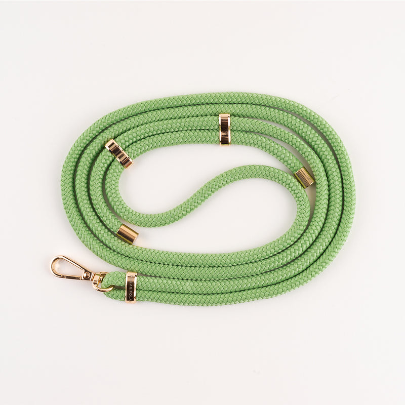 Lime Crossbody Phone Strap with Card